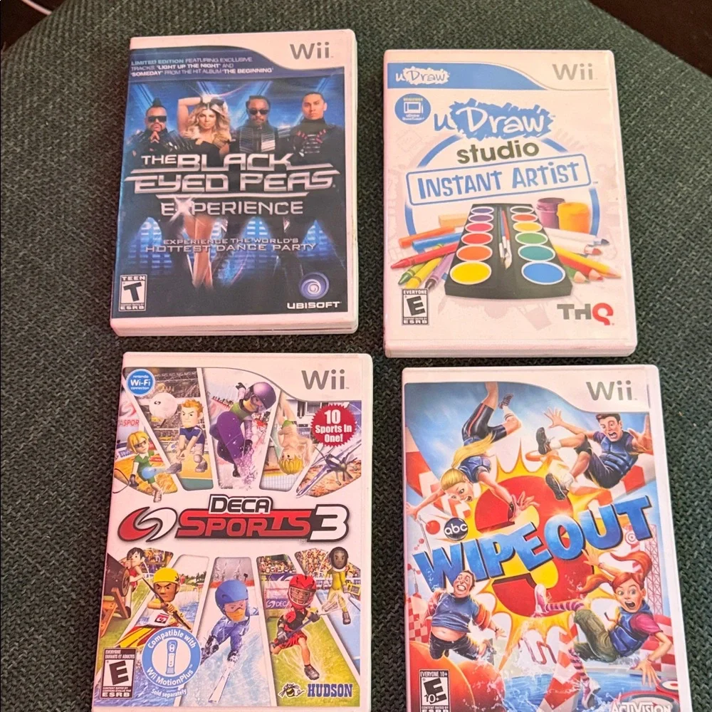 Wii Game Bundle - 4 Titles